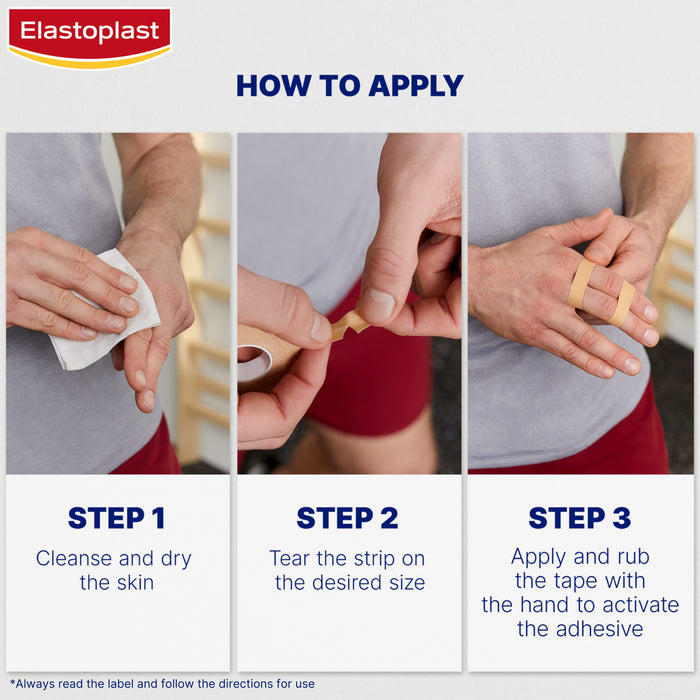 Elastoplast Rigid Strapping Tape Tan 12.5mm x 10m.