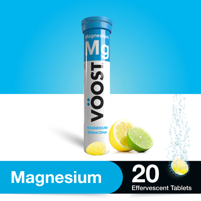 Voost Magnesium Effervescent 20 Tablets.