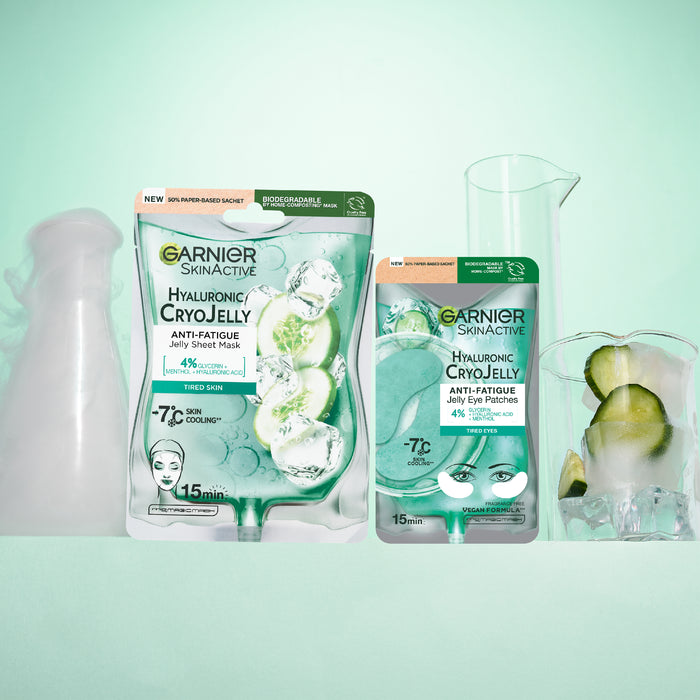 Garnier Skin Active Anti Fatigue Hyaluronic Cryo Jelly Tissue Face Mask 27g