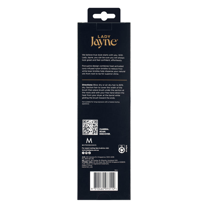 Lady Jayne PRO Porcupine Radial Brush Large