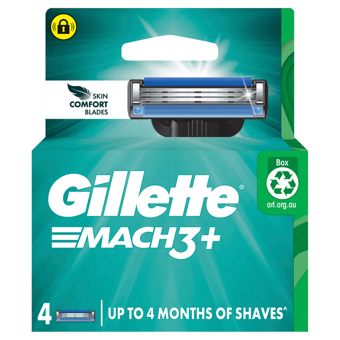 Gillette Mach 3 Cartridge 4Pk