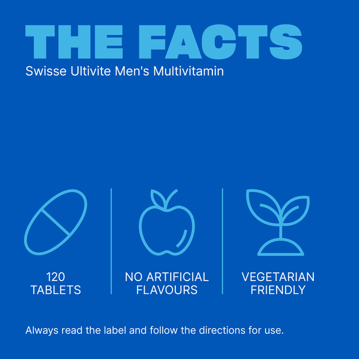 Swisse Mens Ultivite Multivitamin 120 Tablets.