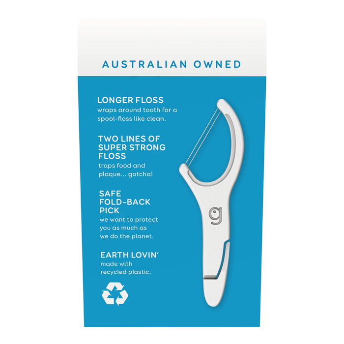 GO2 Dentagenie Double Flosspyx Minty 100 Super Pack