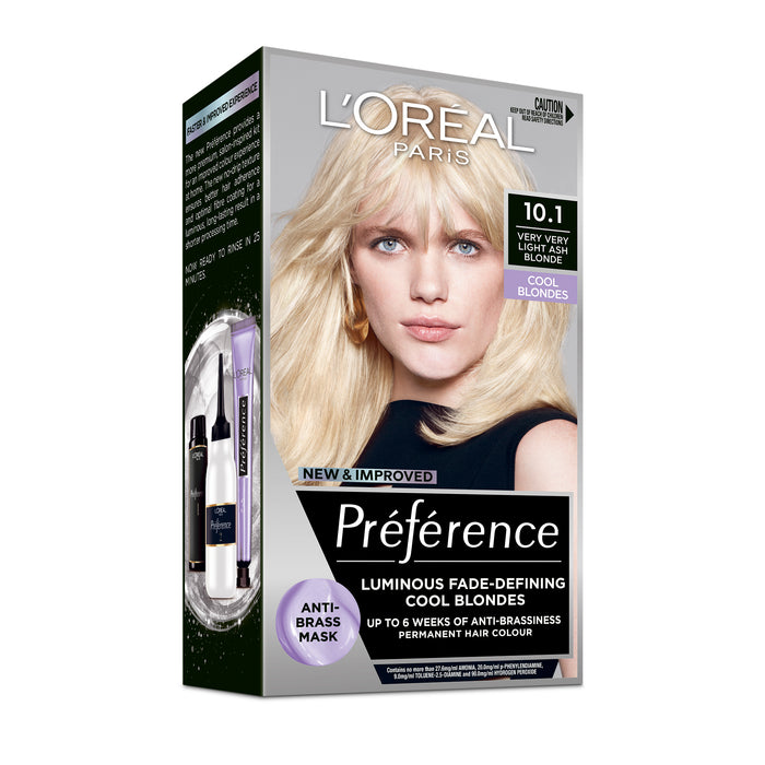 L'Oreal Preference 10.1 Very Very Light Ash Blonde