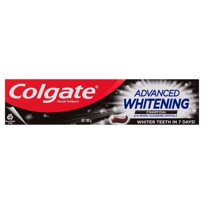 Colgate Toothpaste Advanced Whitening Charcoal 180g