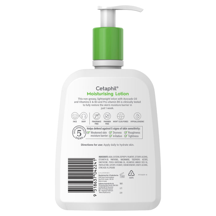 Cetaphil Moisturising Lotion 500ml.
