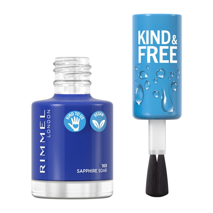 Rimmel Kind & Free Nail Polish 169 Sapphire Soar.