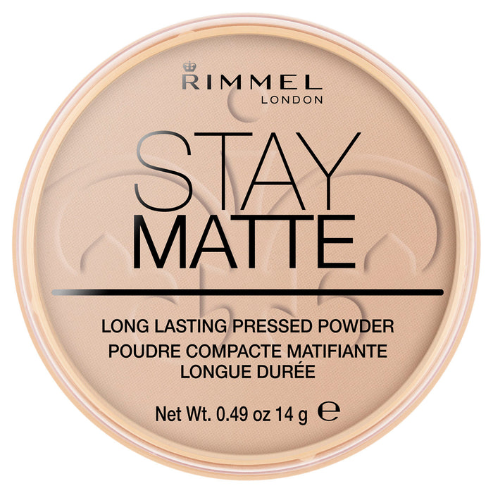 Rimmel Stay Matte Pressed Powder Silky Beige.
