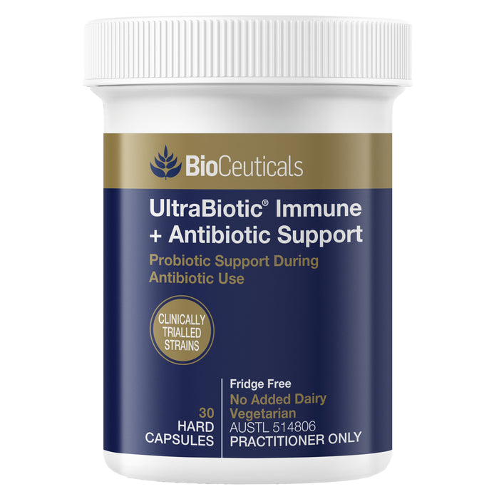 Bioceuticals Ultrabiotic Immune  + Antibiotic Support 30Capsules