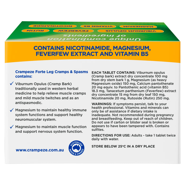 Lacorium Crampeze Night Cramps Forte 60 Capsules.