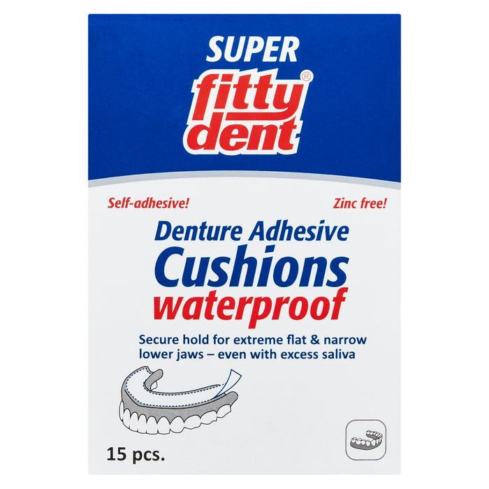 Fittydent Denture Adhesive Cushions 15 Strips