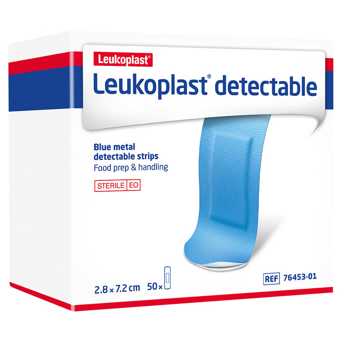 Leukoplast Detectable 7.2cm x 2.5cm Sterile Blue Box/50.