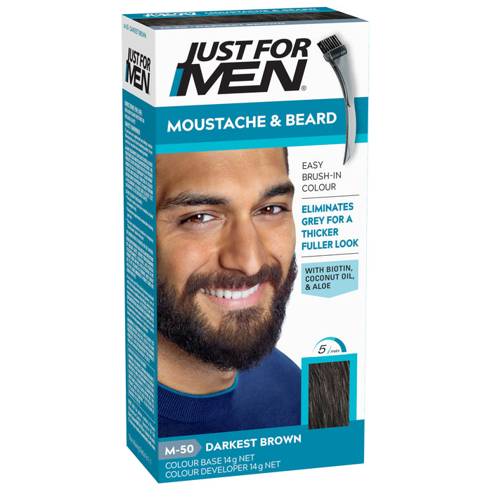 Just For Men Moustache & Beard Darkest Brown
