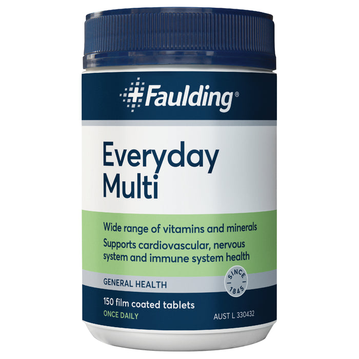 Faulding Remedies Everyday Multi 150 Tablets.