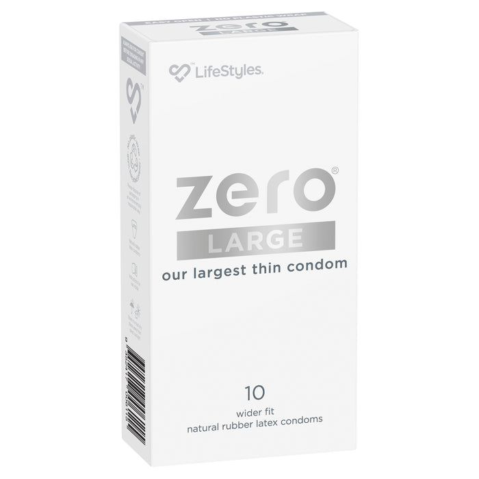 Ansell Lifestyles Condoms Zero Large 10 Pack