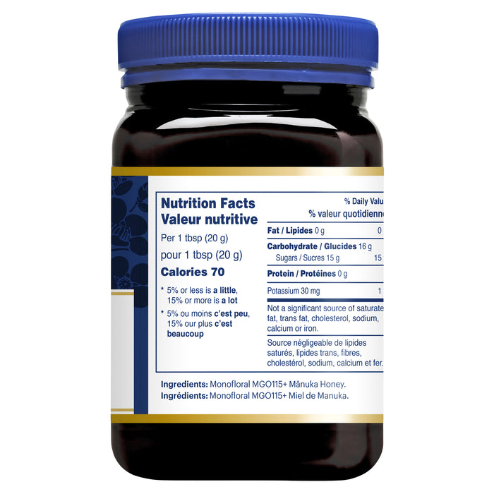 Manuka Health Manuka Honey MGO 115+ UMF6 500G (NOT For sale in WA)