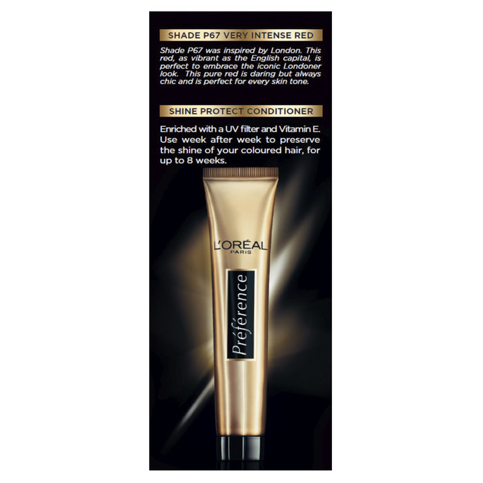 L'Oreal Preference P67 Very Intense Red