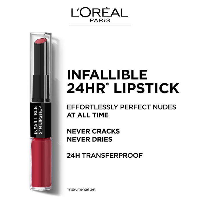 L'Oreal Infallible 2 Step Lip 302 Rose Eternite