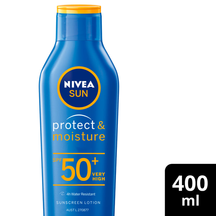 Nivea Sun Protect & Moisture Sunscreen Lotion SPF 50+ 400ml