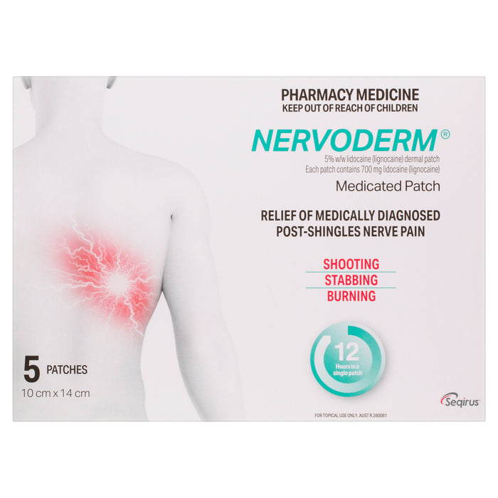 Nervoderm 5% w/w Lidocaine Patch 5