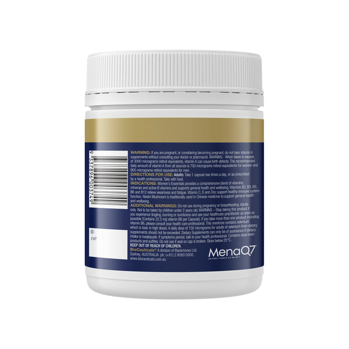 Bioceuticals Women's Essentials 240 Capsules