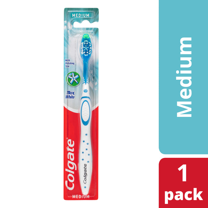 Colgate Toothbrush Max White Medium 1 Pack
