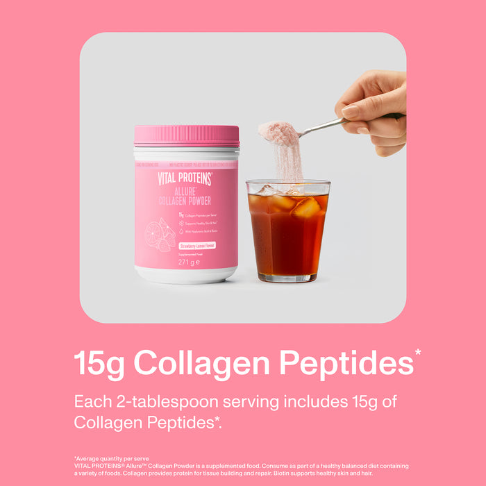 VItal Protein Allure Collagen Strawberry Powder 271g