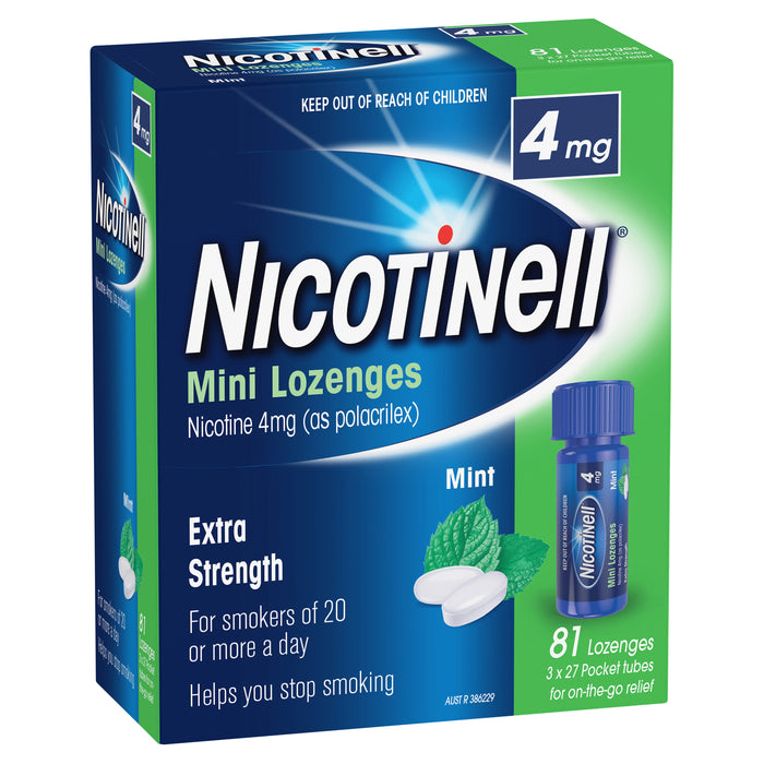 Nicotinell Mini Lozenge 4mg Bottle 81