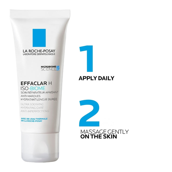 La Roche-Posay Effaclar H Iso-Biome Soothing Moisturiser 40ml