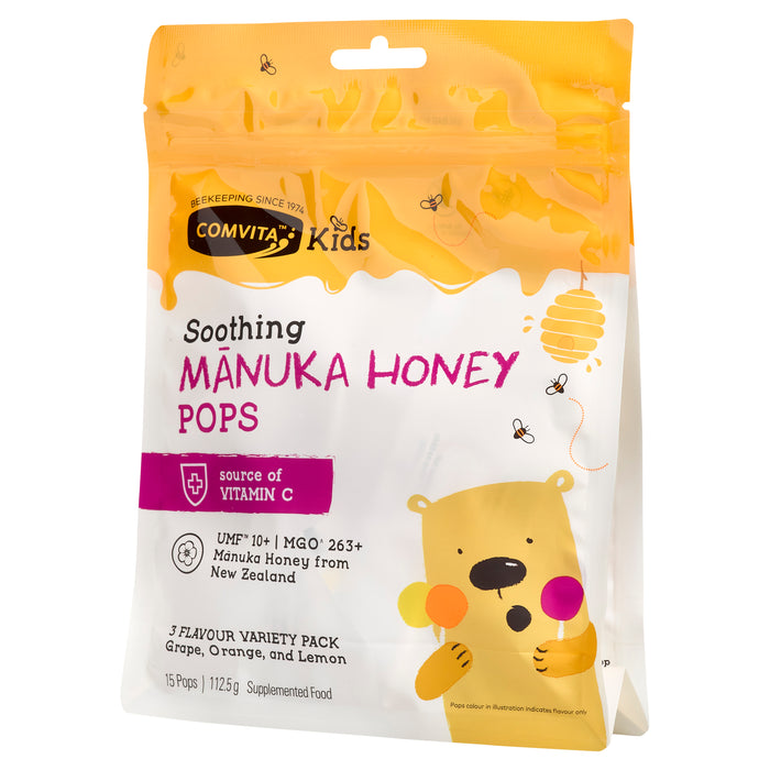 Comvita Kids Manuka Honey Pops 15 (3 Flavours)