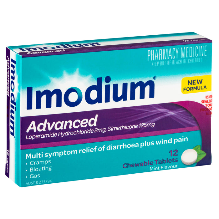 Imodium Advanced Chewable Tablets 12.
