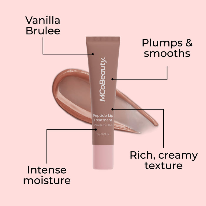 MCo Beauty Peptide Lip Treatment Tint Vanilla Brulee