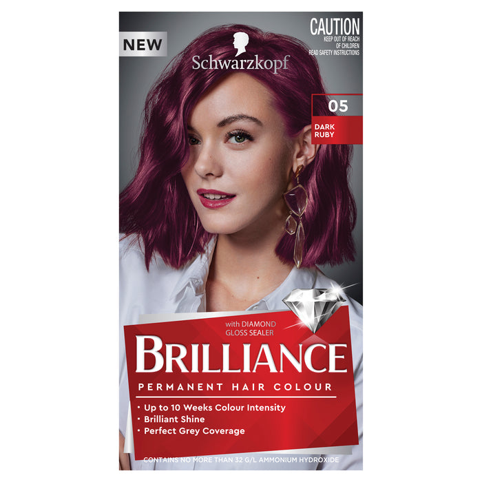 Schwarzkopf Brilliance 05 Dark Ruby NEW.
