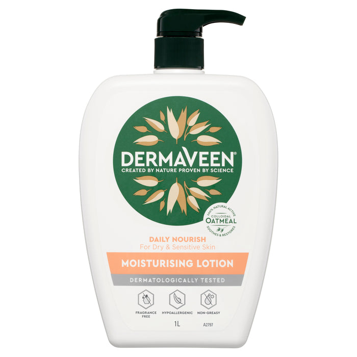 Dermaveen Daily Nourish Moisturising Lotion 1 Litre.