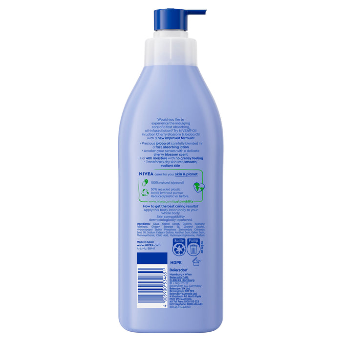 Nivea Oil in Lotion Cherry Blossom 400ml