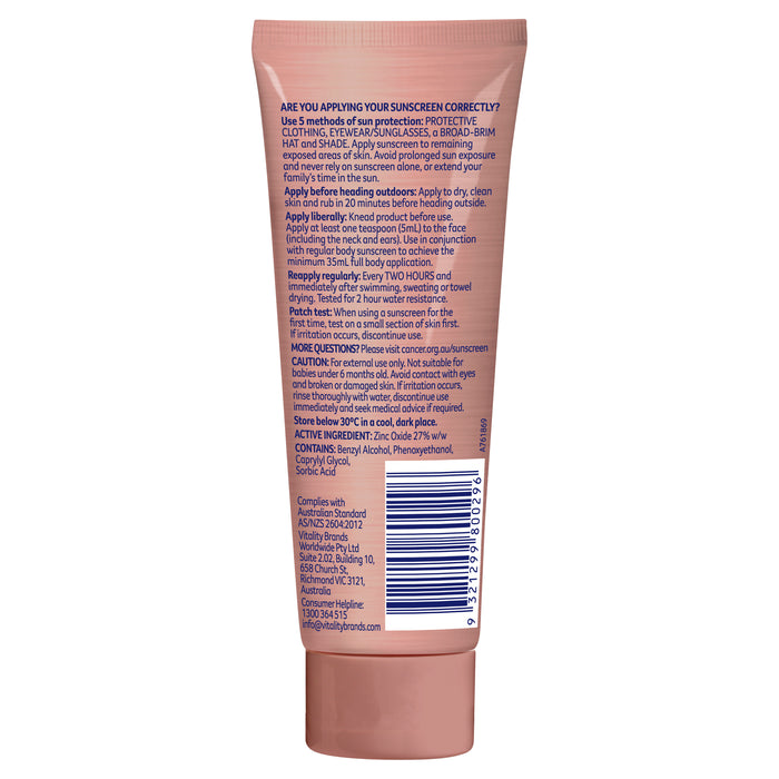 Cancer Council Face Day Wear CC Cream SPF50 Medium Tint 50g