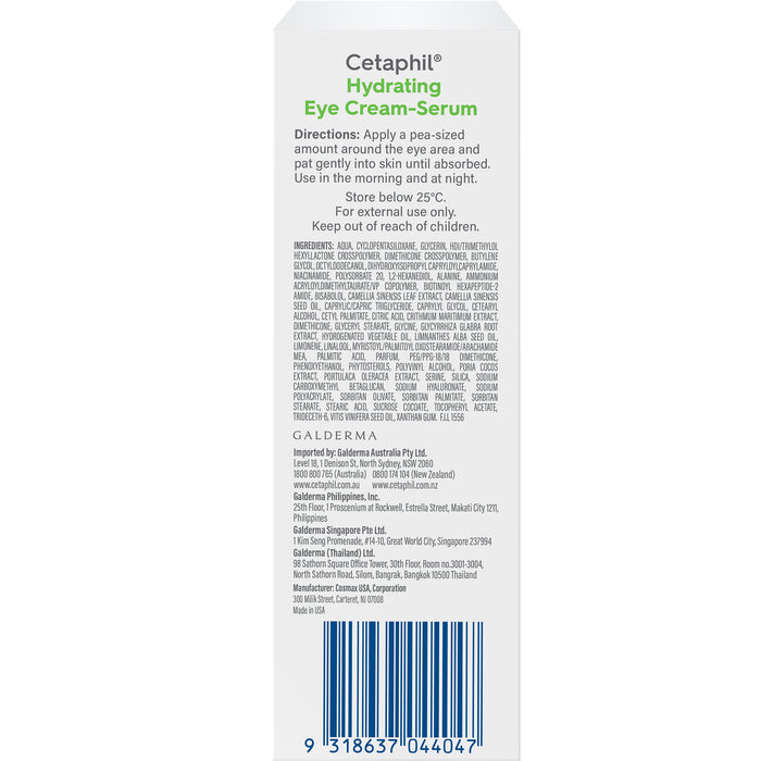 Cetaphil Hydrating Eye Cream Serum 14ml