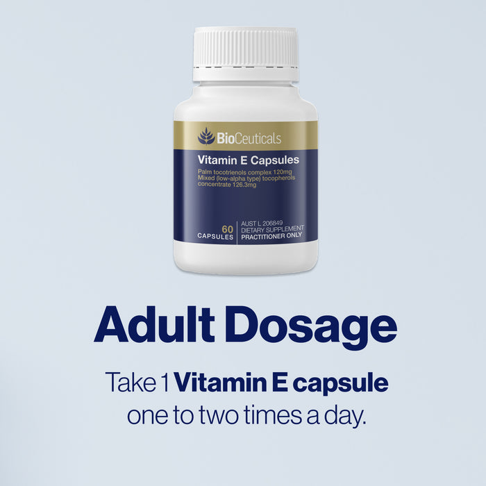 Bioceuticals Vitamin E Capsules 60 Capsules