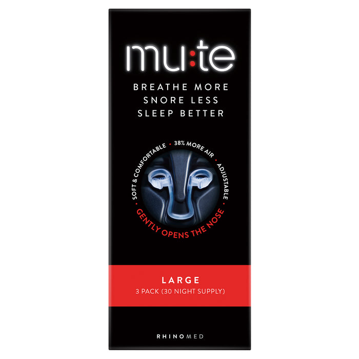 Rhinomed Mute Snoring Device Large X 3 Pack