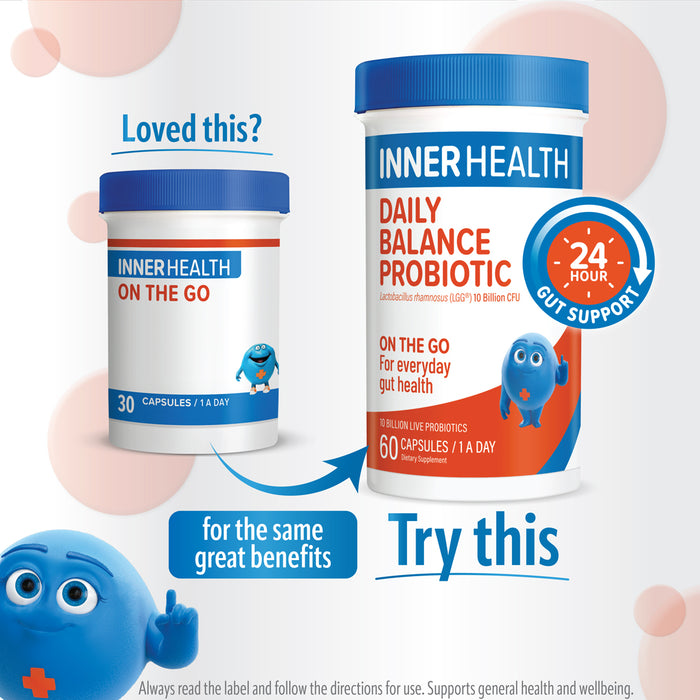 Inner Health Daily Balance Probiotics 120 Capsules