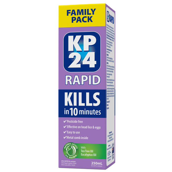 KP24 Rapid With Comb 250ml.