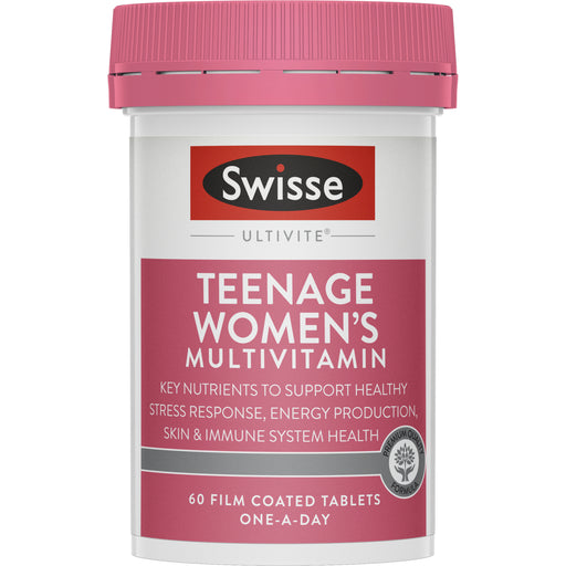 Swisse Womens Teenage Ultivite 60 Tablets.