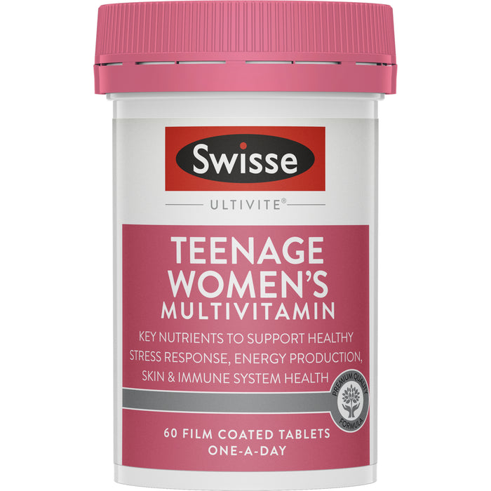 Swisse Womens Teenage Ultivite 60 Tablets.