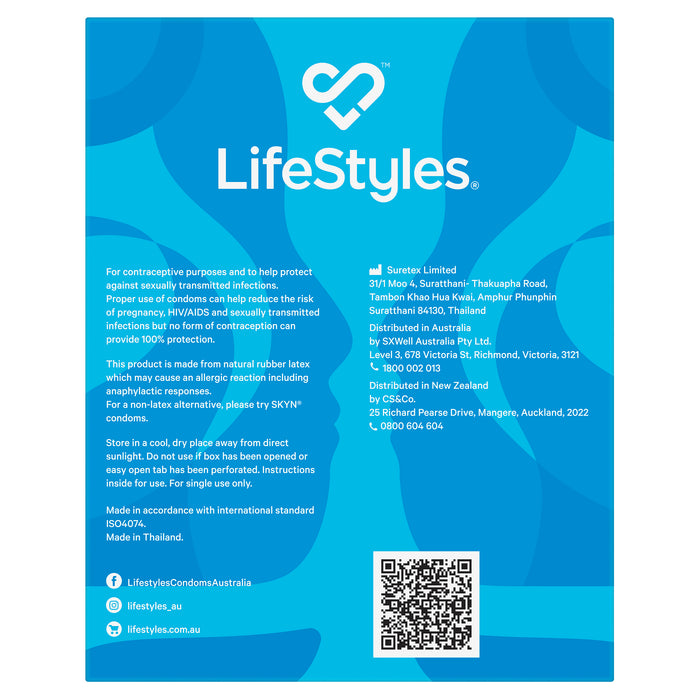 Lifestyles Condom Reg40.