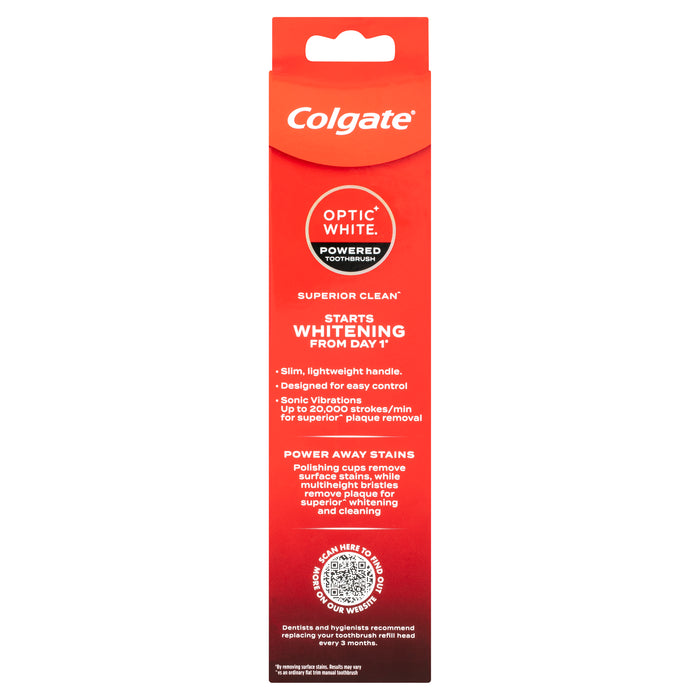 Colgate Optic White Powered Toothbrush 1 Pack