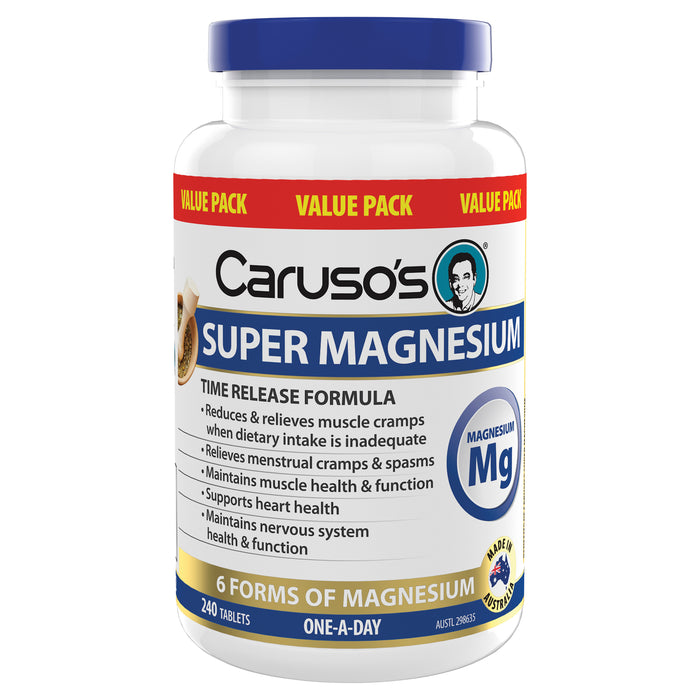 Caruso's Super Magnesium Tablets 240.
