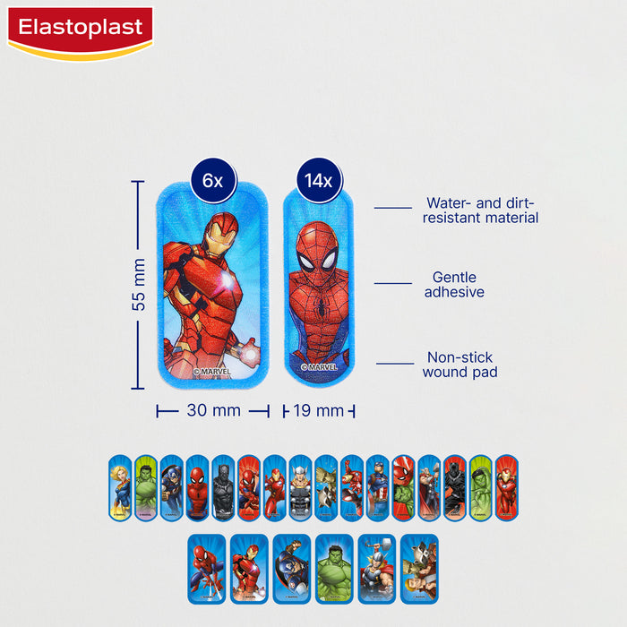 Elastoplast Marvel 20 Plasters
