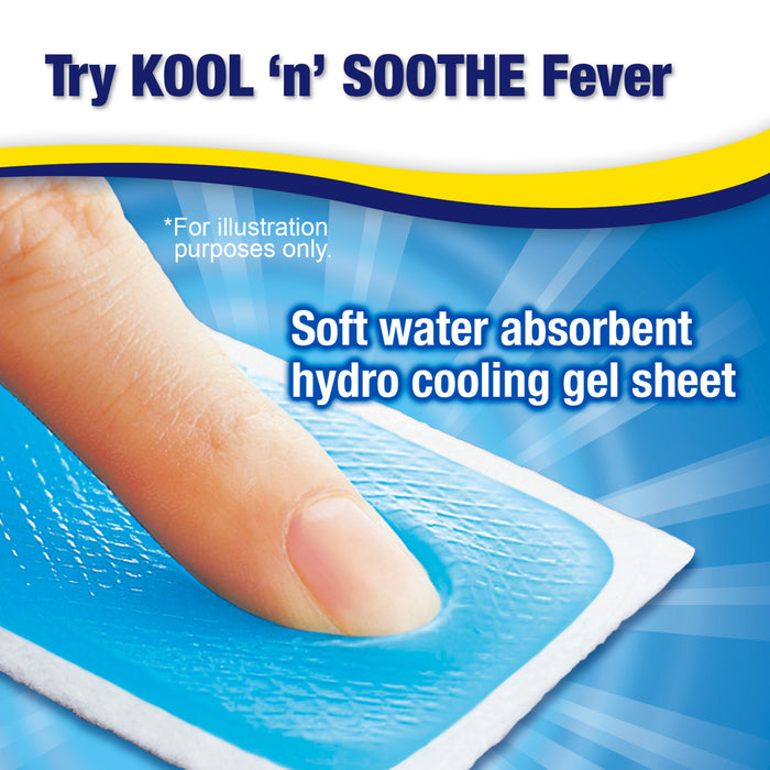 Kool n Soothe Kids Fever Relief - 6 Sheets.