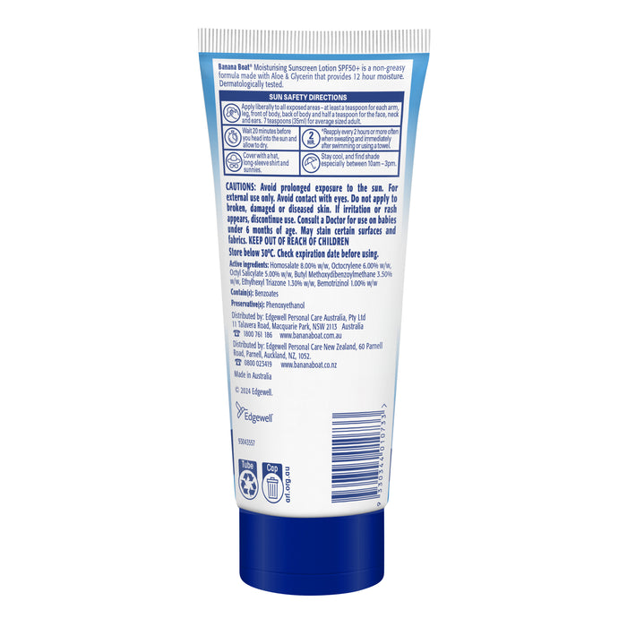 Banana Boat Moisturising Sunscreen Lotion SPF50+ 200g