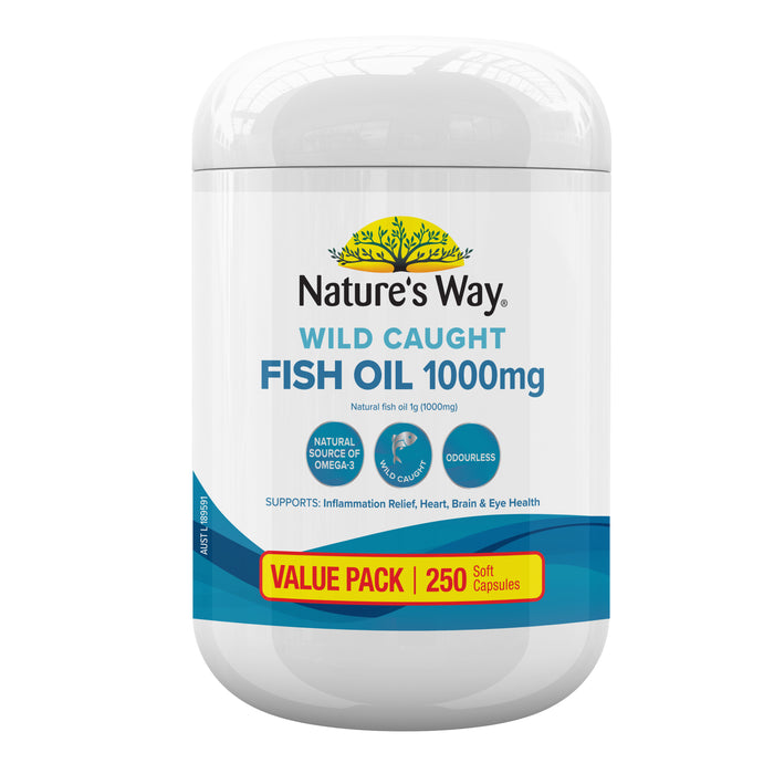 Nature's Way Fish Oil 1000mg 250 Capsules